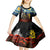 New Zealand and Australia ANZAC Day Kid Short Sleeve Dress Kiwi Bird and Kangaroo Soldier Starry Night Style LT03 - Polynesian Pride