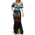 New Zealand and Australia ANZAC Day Mermaid Dress Kiwi Bird and Kangaroo Soldier Starry Night Style LT03 - Polynesian Pride