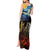 New Zealand and Australia ANZAC Day Tank Maxi Dress Kiwi Bird and Kangaroo Soldier Starry Night Style LT03 - Polynesian Pride