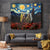 New Zealand and Australia ANZAC Day Tapestry Kiwi Bird and Kangaroo Soldier Starry Night Style LT03 - Polynesian Pride