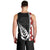 New Zealand ANZAC Day Men Tank Top Soldier Silver Fern with Red Poppies Flower Maori Style LT03 - Polynesian Pride