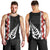 New Zealand ANZAC Day Men Tank Top Soldier Silver Fern with Red Poppies Flower Maori Style LT03 - Polynesian Pride