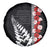 New Zealand ANZAC Day Spare Tire Cover Soldier Silver Fern with Red Poppies Flower Maori Style LT03 - Polynesian Pride