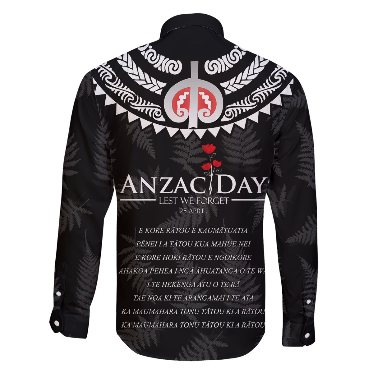 New Zealand ANZAC Day Family Matching Long Sleeve Bodycon Dress and Hawaiian Shirt Lest We Forget Haka Dance Respect LT03 - Polynesian Pride