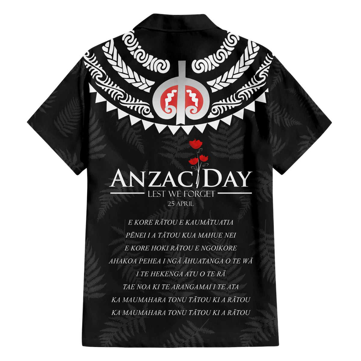 New Zealand ANZAC Day Family Matching Short Sleeve Bodycon Dress and Hawaiian Shirt Lest We Forget Haka Dance Respect LT03 - Polynesian Pride