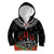 New Zealand ANZAC Day Kid Hoodie Lest We Forget Haka Dance Respect LT03 Zip Hoodie Black - Polynesian Pride