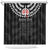 New Zealand ANZAC Day Shower Curtain Lest We Forget Haka Dance Respect LT03 Black - Polynesian Pride