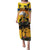 New Zealand and Australia ANZAC Day Puletasi Gallipoli Lest We Forget LT03 Long Dress Yellow - Polynesian Pride