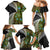 New Zealand Family Matching Mermaid Dress and Hawaiian Shirt Koru Abstract Art and Silver Fern Maori Pattern LT03 - Polynesian Pride