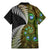 New Zealand Family Matching Mermaid Dress and Hawaiian Shirt Koru Abstract Art and Silver Fern Maori Pattern LT03 - Polynesian Pride