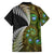 New Zealand Family Matching Puletasi and Hawaiian Shirt Koru Abstract Art and Silver Fern Maori Pattern LT03 - Polynesian Pride