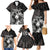 Custom New Zealand Women's Day Family Matching Mermaid Dress and Hawaiian Shirt Maori Tribal Girl and Silver Fern Pattern LT03 - Polynesian Pride