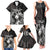 Custom New Zealand Women's Day Family Matching Tank Maxi Dress and Hawaiian Shirt Maori Tribal Girl and Silver Fern Pattern LT03 - Polynesian Pride