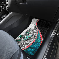 New Zealand Car Mats Manaia Fern and Koru Maori Pattern LT03 - Polynesian Pride