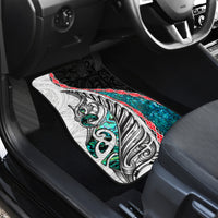New Zealand Car Mats Manaia Fern and Koru Maori Pattern LT03 - Polynesian Pride