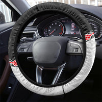 New Zealand Steering Wheel Cover Manaia Fern and Koru Maori Pattern LT03 - Polynesian Pride