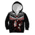 New Zealand Maori Girl Kid Hoodie Silver Fern and Koru Pattern LT03 Zip Hoodie Black - Polynesian Pride