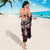 New Zealand Maori Girl Sarong Silver Fern and Koru Pattern