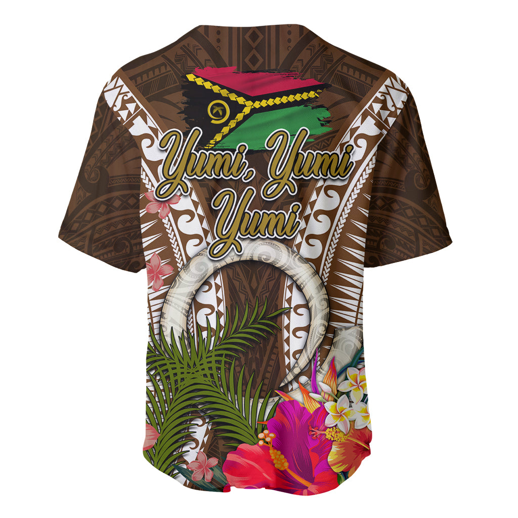 Vanuatu Selebretem 44th Indipendens Dei Baseball Jersey Yumi Pig Tusk and Namele Fern