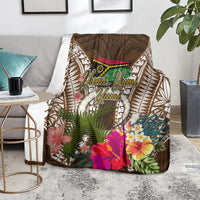 Vanuatu Selebretem 44th Indipendens Dei Blanket Yumi Pig Tusk and Namele Fern LT03 - Polynesian Pride