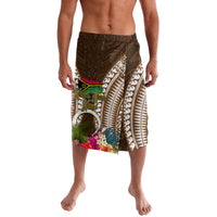Vanuatu Selebretem 44th Indipendens Dei Lavalava Yumi Pig Tusk and Namele Fern LT03 Brown - Polynesian Pride
