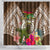 Vanuatu Selebretem 44th Indipendens Dei Shower Curtain Yumi Pig Tusk and Namele Fern