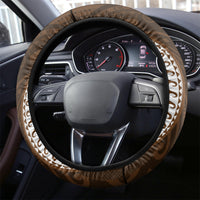 Vanuatu Selebretem 44th Indipendens Dei Steering Wheel Cover Yumi Pig Tusk and Namele Fern LT03 - Polynesian Pride