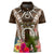 Vanuatu Selebretem 44th Indipendens Dei Women Polo Shirt Yumi Pig Tusk and Namele Fern