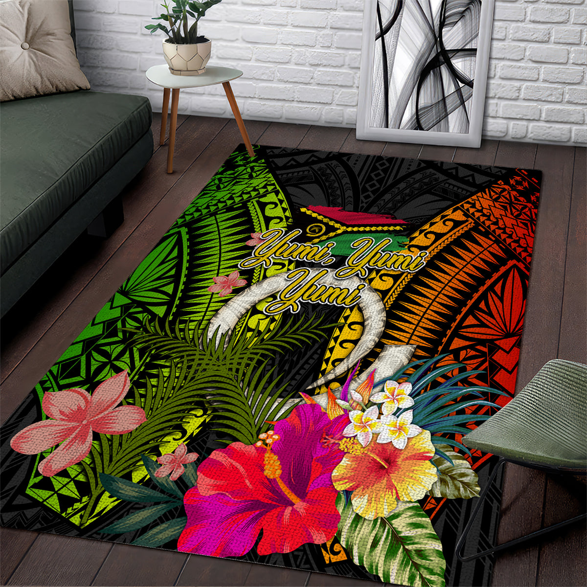 Vanuatu Independence Day Area Rug Tugeta Yumi Selebretem Indipendens Dei