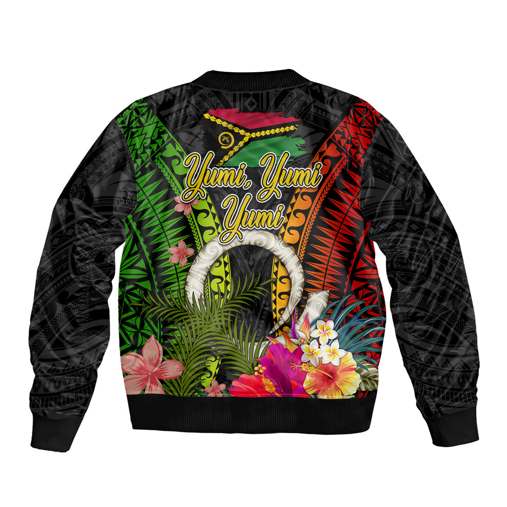 Vanuatu Independence Day Bomber Jacket Tugeta Yumi Selebretem Indipendens Dei LT03 - Polynesian Pride