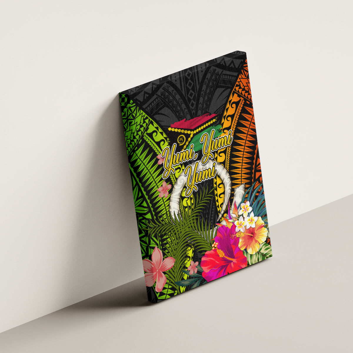 Vanuatu Independence Day Canvas Wall Art Tugeta Yumi Selebretem Indipendens Dei LT03 - Polynesian Pride