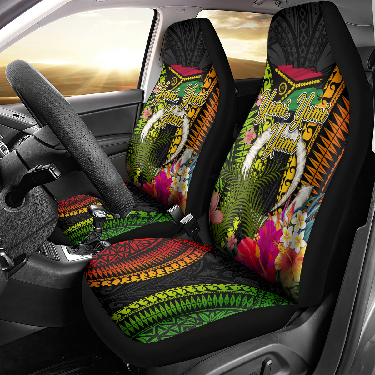Vanuatu Independence Day Car Seat Cover Tugeta Yumi Selebretem Indipendens Dei