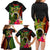 Vanuatu Independence Day Family Matching Long Sleeve Bodycon Dress and Hawaiian Shirt Tugeta Yumi Selebretem Indipendens Dei