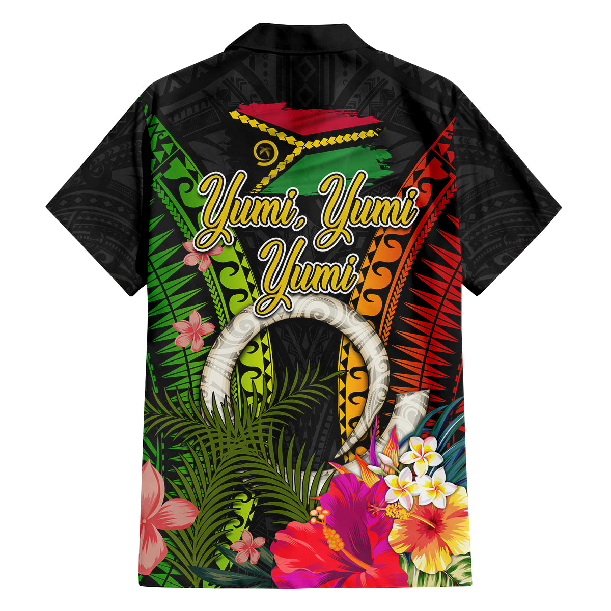Vanuatu Independence Day Family Matching Summer Maxi Dress and Hawaiian Shirt Tugeta Yumi Selebretem Indipendens Dei LT03 - Polynesian Pride