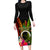 Vanuatu Independence Day Long Sleeve Bodycon Dress Tugeta Yumi Selebretem Indipendens Dei