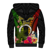 Vanuatu Independence Day Sherpa Hoodie Tugeta Yumi Selebretem Indipendens Dei LT03 - Polynesian Pride