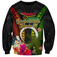 Vanuatu Independence Day Sweatshirt Tugeta Yumi Selebretem Indipendens Dei LT03 Unisex Black - Polynesian Pride