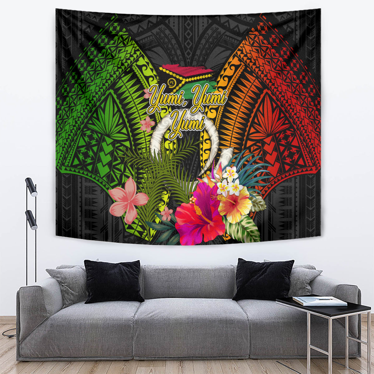 Vanuatu Independence Day Tapestry Tugeta Yumi Selebretem Indipendens Dei