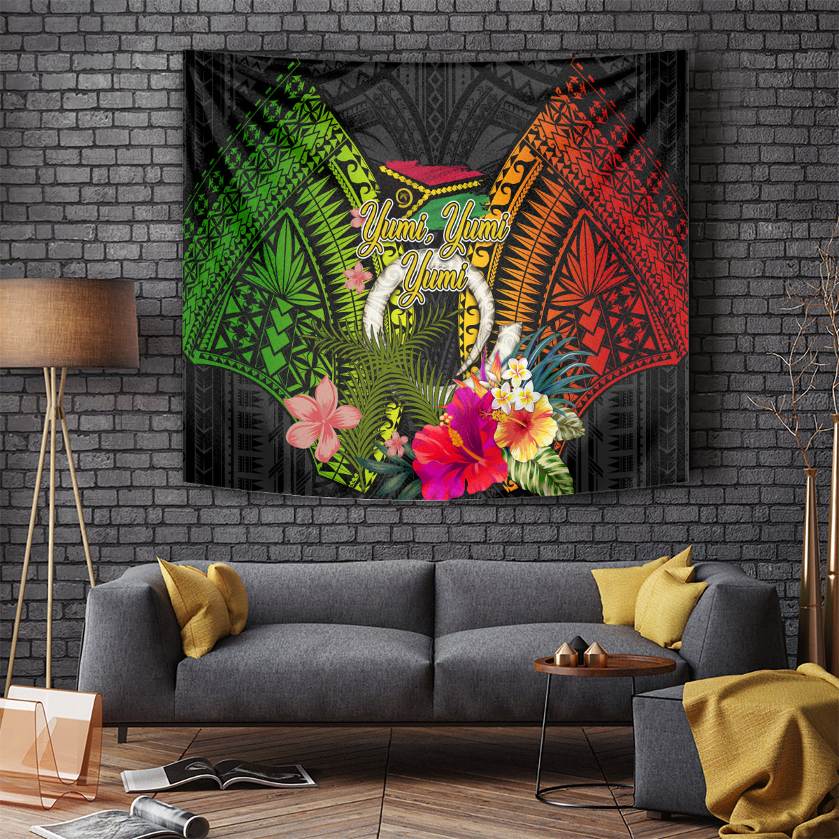 Vanuatu Independence Day Tapestry Tugeta Yumi Selebretem Indipendens Dei LT03 - Polynesian Pride