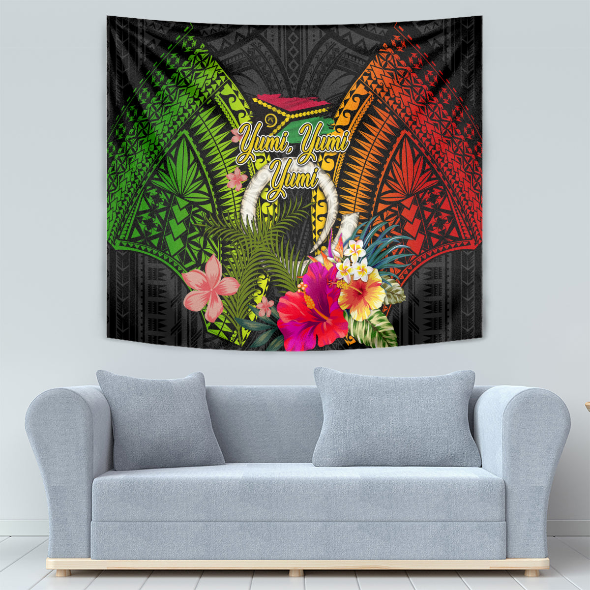 Vanuatu Independence Day Tapestry Tugeta Yumi Selebretem Indipendens Dei LT03 - Polynesian Pride
