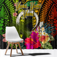 Vanuatu Independence Day Window Curtain Tugeta Yumi Selebretem Indipendens Dei LT03 - Polynesian Pride