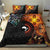 New Zealand and Australia Together Bedding Set Maori Tattoo Paua Shell mix Aboriginal Pattern