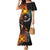 New Zealand and Australia Together Family Matching Mermaid Dress and Hawaiian Shirt Maori Tattoo Paua Shell mix Aboriginal Pattern