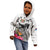 Fiji Iguana Kid Hoodie Tapa Tribal Tattoo and Hibiscus