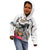 Fiji Iguana Kid Hoodie Tapa Tribal Tattoo and Hibiscus