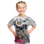 Fiji Iguana Kid T Shirt Tapa Tribal Tattoo and Hibiscus