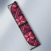 Samoan Pacific Tribal Flower Geometric Art Tattoos Auto Sun Shade Siapo Pattern Romantic Rose LT03 - Polynesian Pride