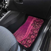 Samoan Pacific Tribal Flower Geometric Art Tattoos Car Mats Siapo Pattern Romantic Rose LT03 - Polynesian Pride