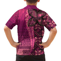 Samoan Pacific Tribal Flower Geometric Art Tattoos Hawaiian Shirt Siapo Pattern Romantic Rose LT03 - Polynesian Pride