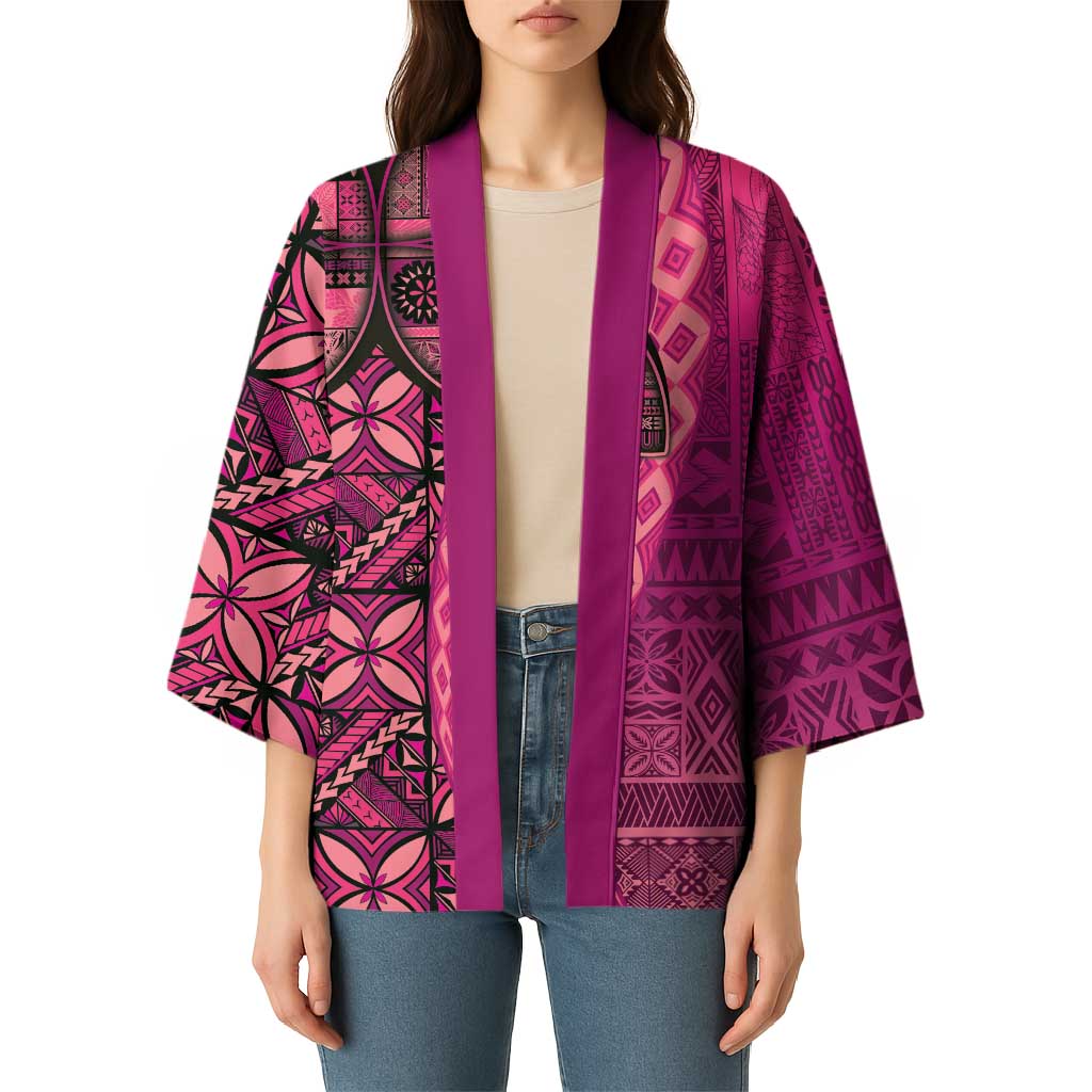 Samoan Pacific Tribal Flower Geometric Art Tattoos Kimono Siapo Pattern Romantic Rose - Polynesian Pride